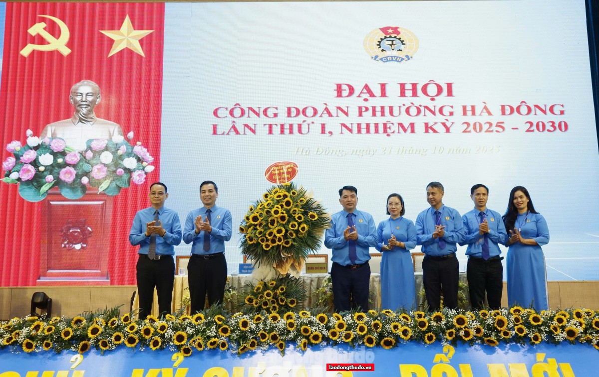 Xây dựng Công đoàn phường Hà Đông vững mạnh, là chỗ dựa tin cậy của người lao động