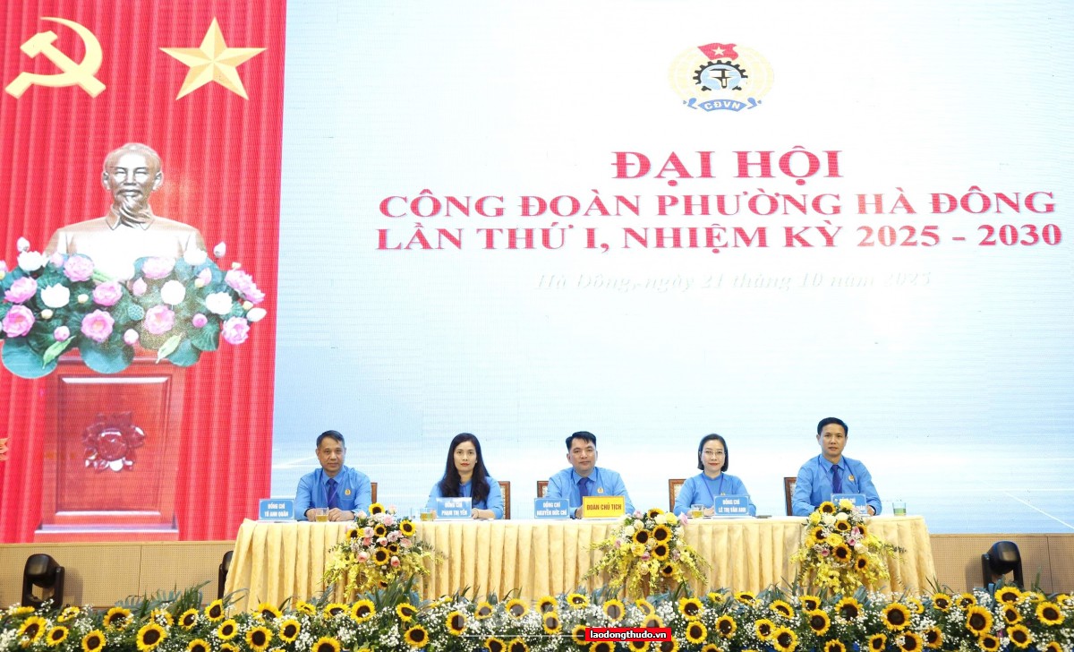 Xây dựng Công đoàn phường Hà Đông vững mạnh, là chỗ dựa tin cậy của người lao động