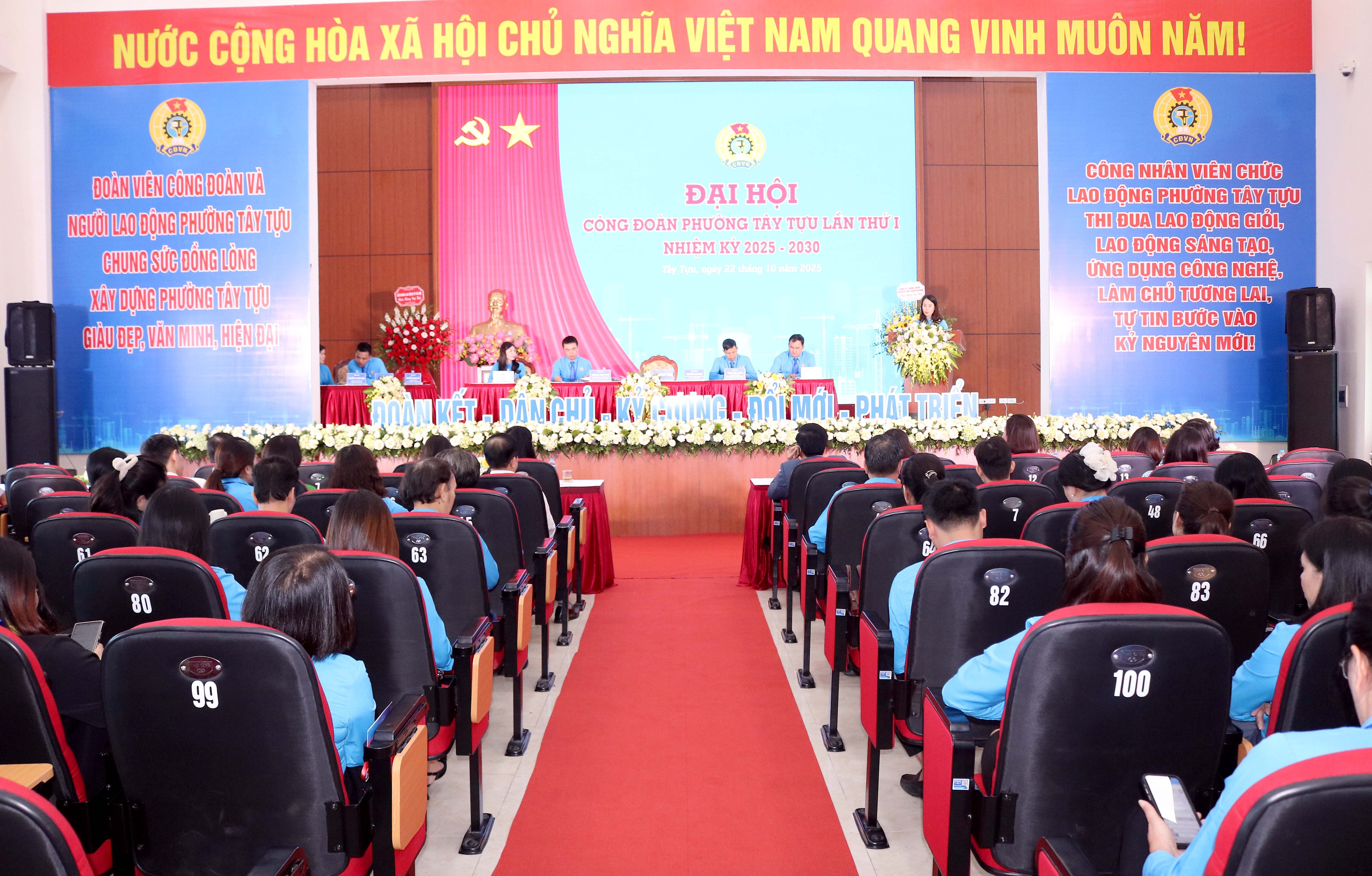 Đại hội Công đoàn phường Tây Tựu lần thứ I: Xây dựng tổ chức vững mạnh, đổi mới vì người lao động Đại hội Công đoàn phường Tây Tựu lần thứ I: Xây dựng tổ chức vững mạnh, đổi mới vì người lao động