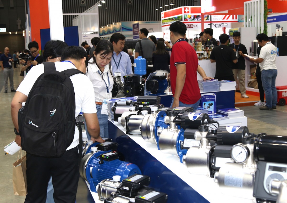 Hơn 400 doanh nghiệp tham gia triển lãm Vietwater 2025