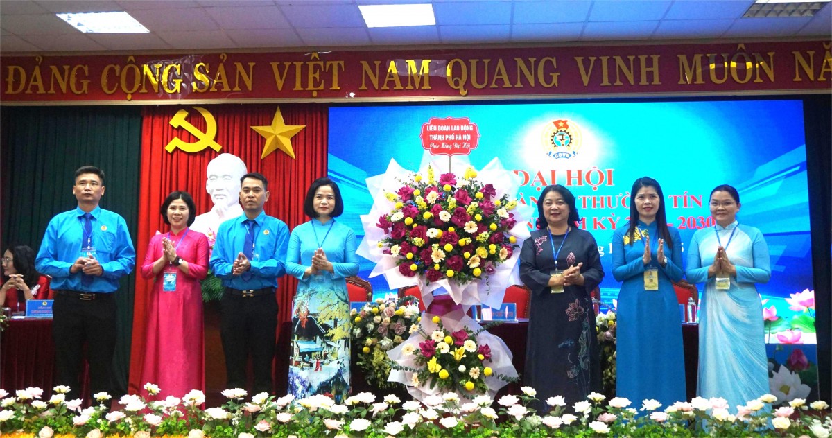 Đại hội Công đoàn xã Thường Tín lần thứ I: Đổi mới vì đoàn viên, xây dựng quê hương văn minh, hiện đại Đại hội Công đoàn xã Thường Tín lần thứ I: Đổi mới vì đoàn viên, xây dựng quê hương văn minh, hiện đại