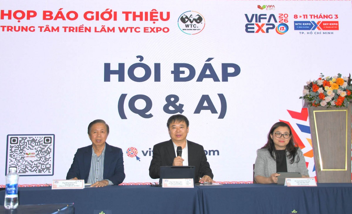 VIFA EXPO 2026 sẽ diễn ra từ ngày 8 - 11/3/2026 tại TP.HCM
