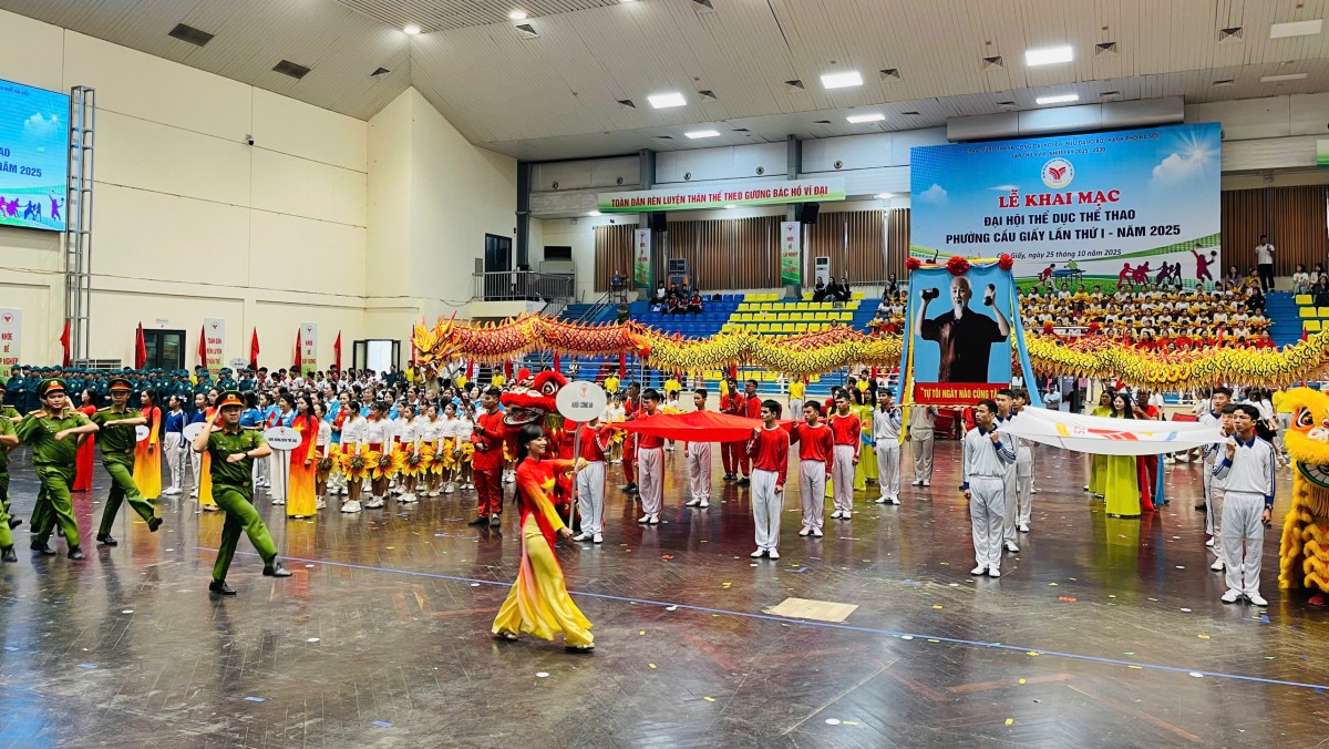 Cầu Giấy: Gần 2.000 vận động viên tham gia Đại hội Thể dục Thể thao lần thứ I năm 2025