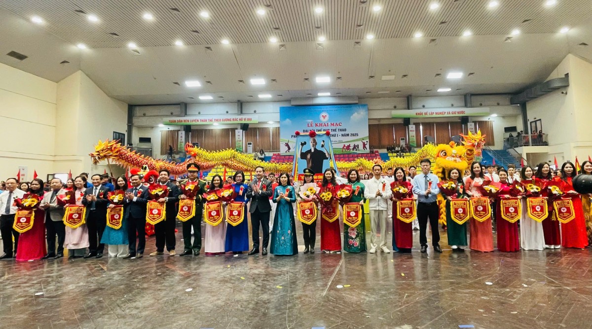 Cầu Giấy: Gần 2.000 vận động viên tham gia Đại hội Thể dục Thể thao lần thứ I năm 2025