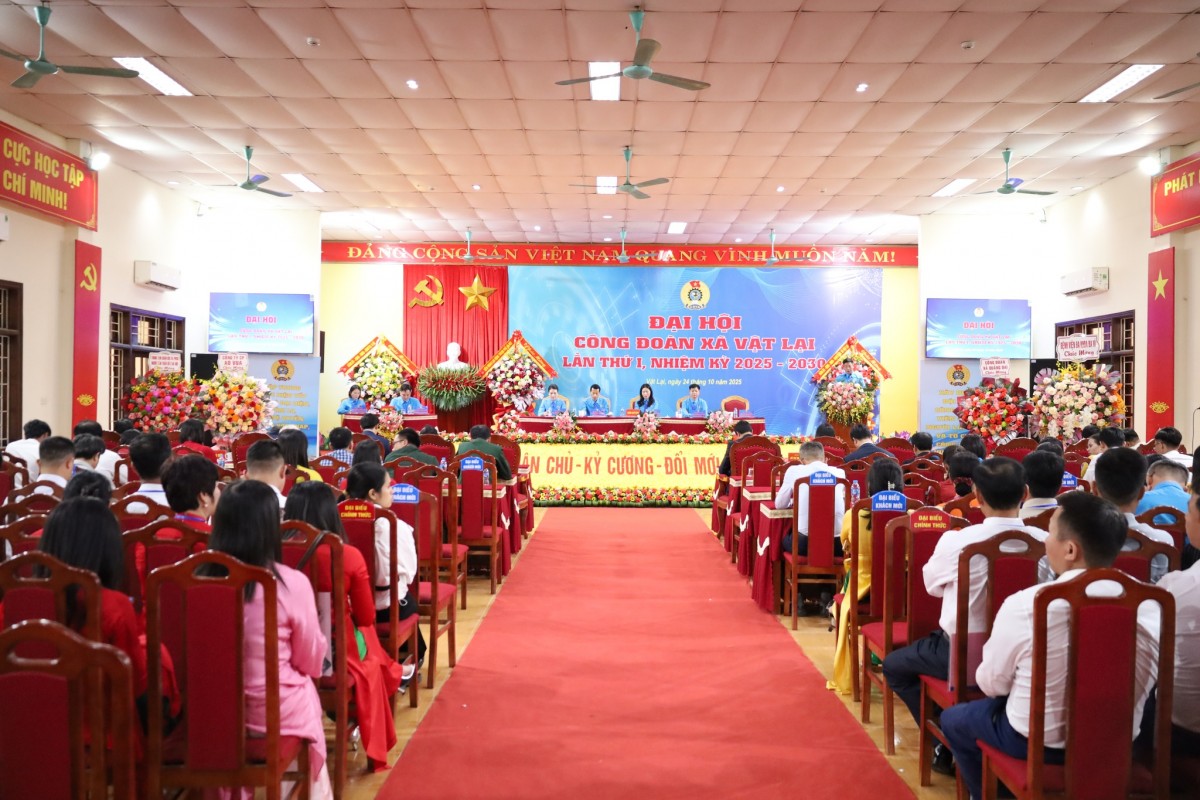 Công đoàn xã Vật Lại: Điểm tựa tin cậy của người lao động trong giai đoạn phát triển mới