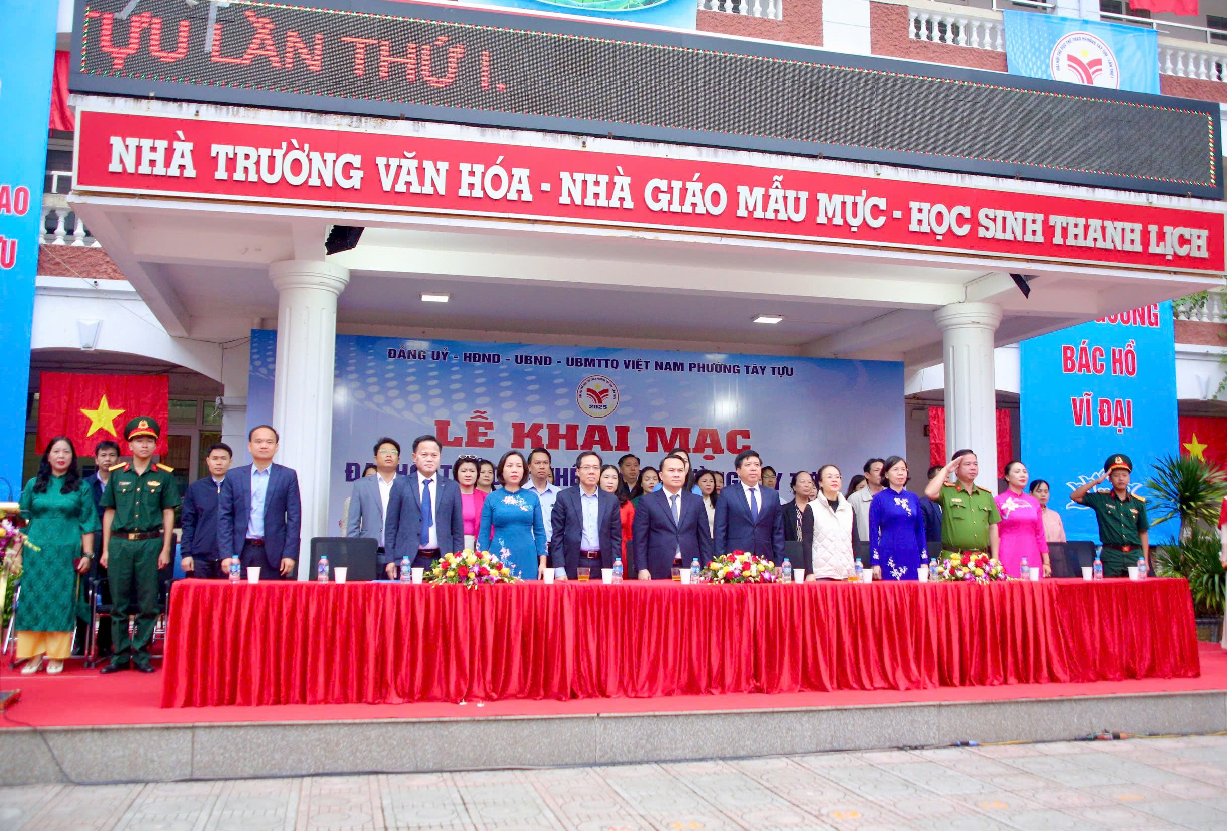 Phường Tây Tựu khai mạc Đại hội Thể dục Thể thao lần thứ I năm 2025