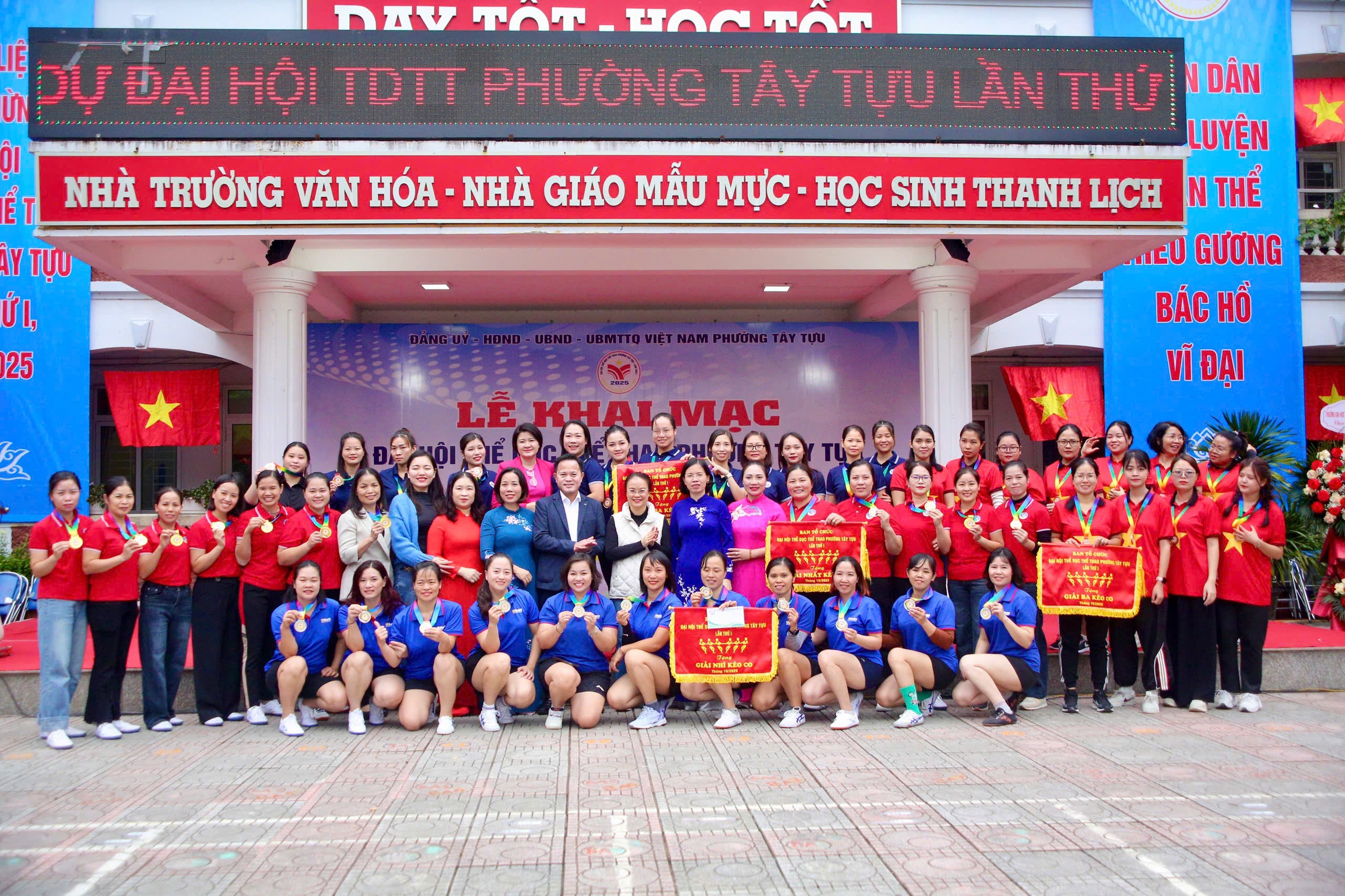 Phường Tây Tựu khai mạc Đại hội Thể dục Thể thao lần thứ I năm 2025