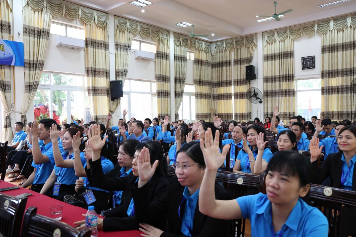 Đại hội Công đoàn xã Phú Nghĩa: Hướng về cơ sở, vì người lao động