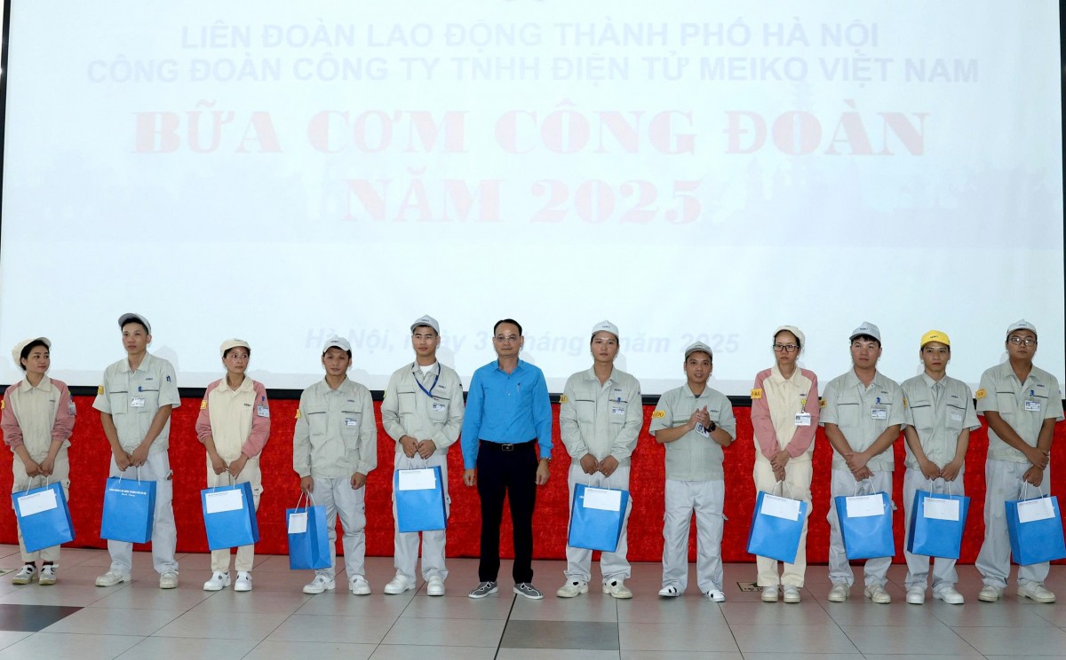 Công đoàn Công ty TNHH Điện tử Meiko Việt Nam: Đồng hành, chăm lo và bảo vệ quyền lợi người lao động