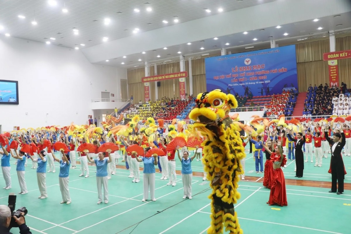 Đại hội TDTT phường Phú Diễn: Ngày hội của sức trẻ và đoàn kết