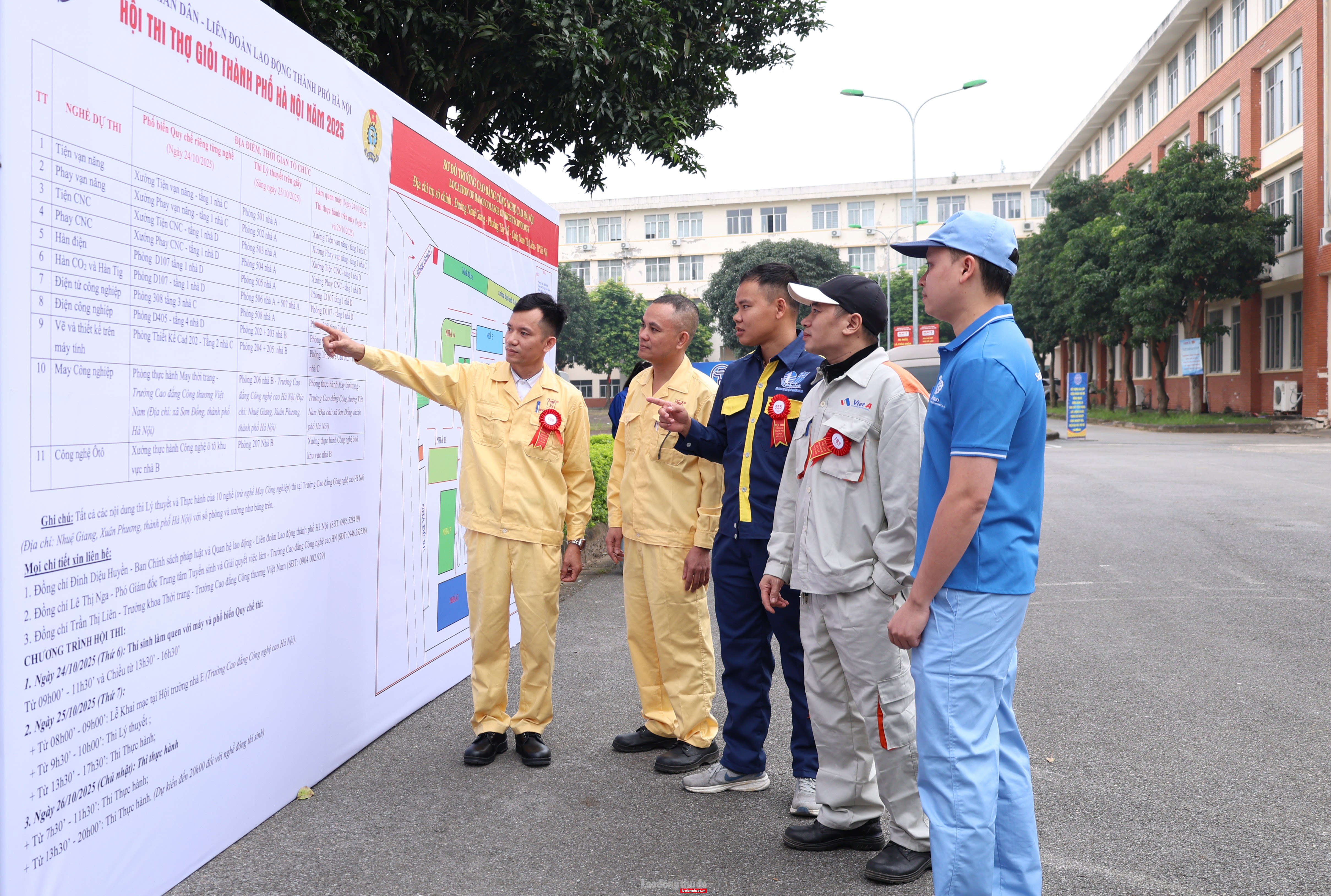 Hình ảnh ấn tượng tại Hội thi thợ giỏi thành phố Hà Nội năm 2025