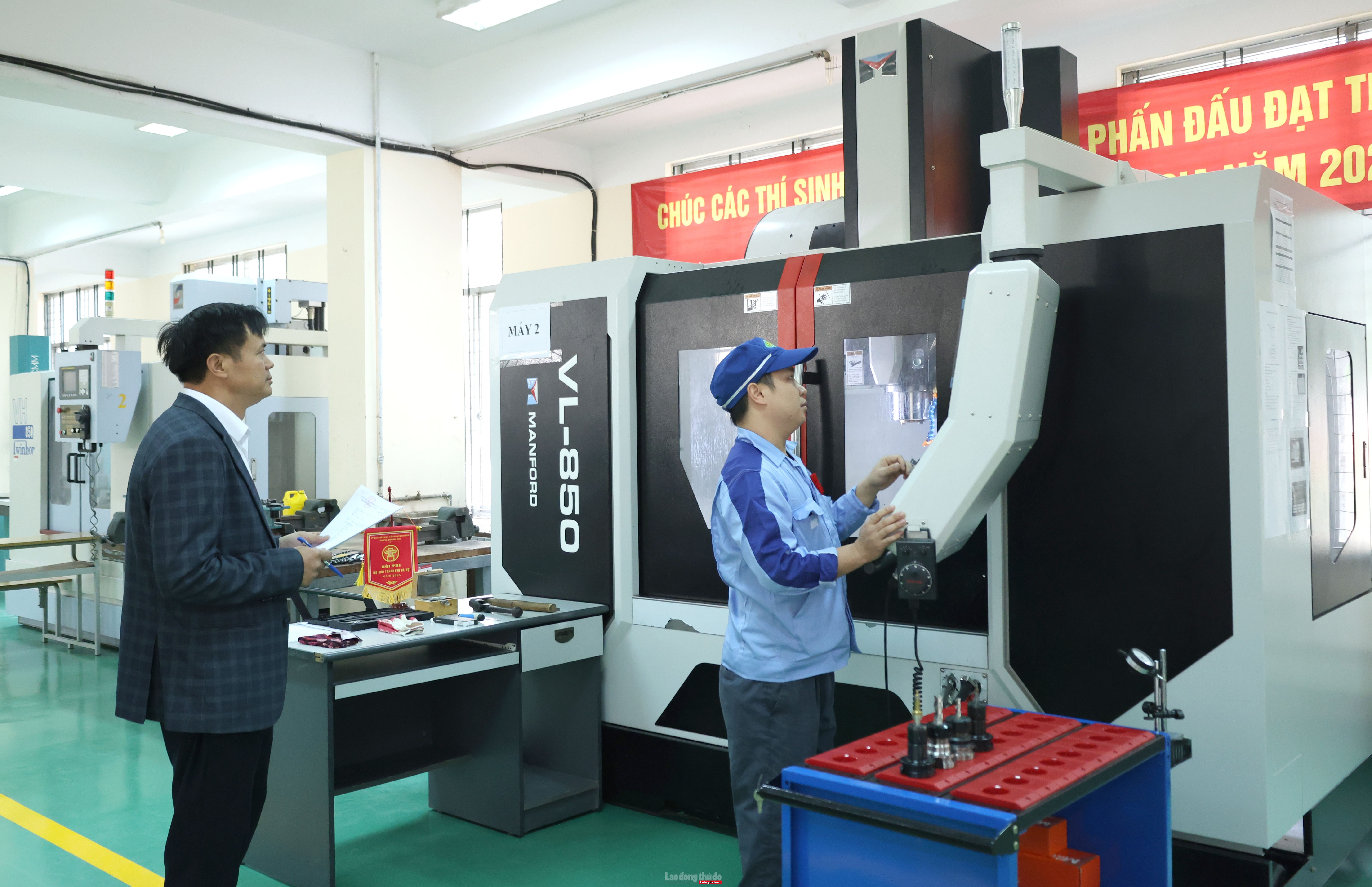 Hình ảnh ấn tượng tại Hội thi thợ giỏi thành phố Hà Nội năm 2025