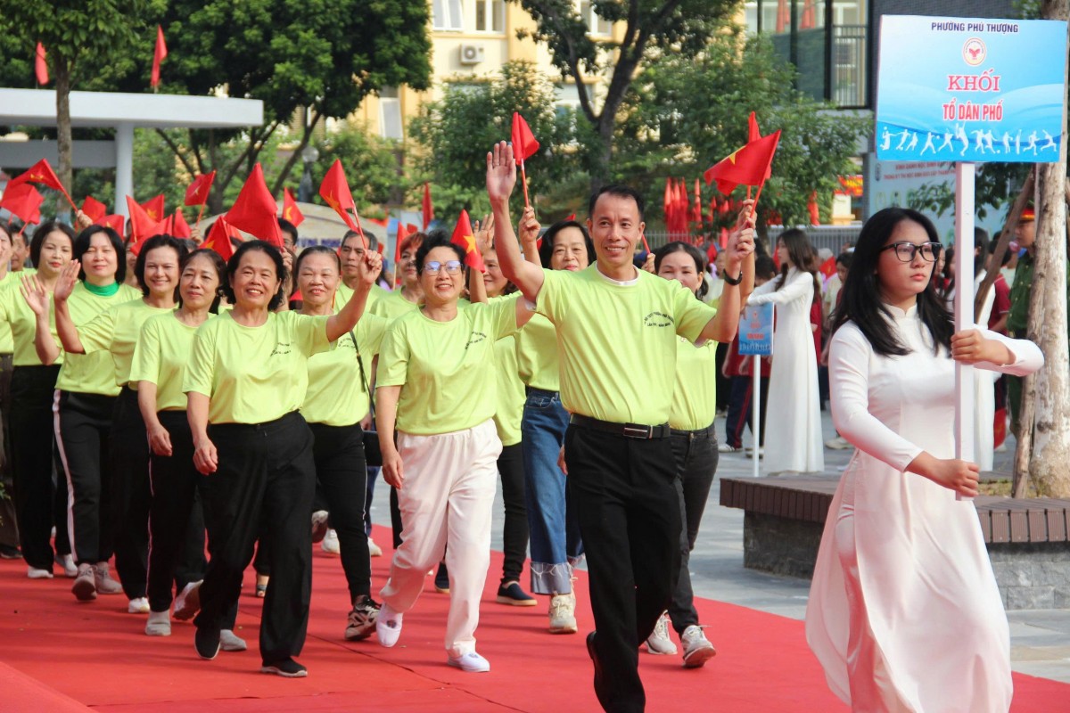 Phú Thượng: Gần 1.000 vận động viên tham gia Đại hội Thể dục Thể thao lần thứ I - năm 2025