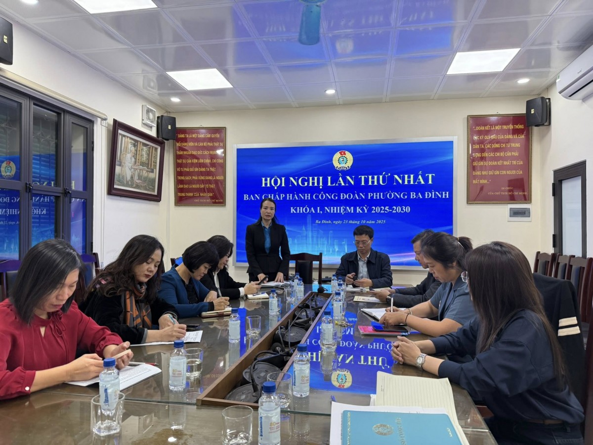 Công đoàn phường Ba Đình tập trung nâng cao hiệu năng, hiệu quả trong hoạt động