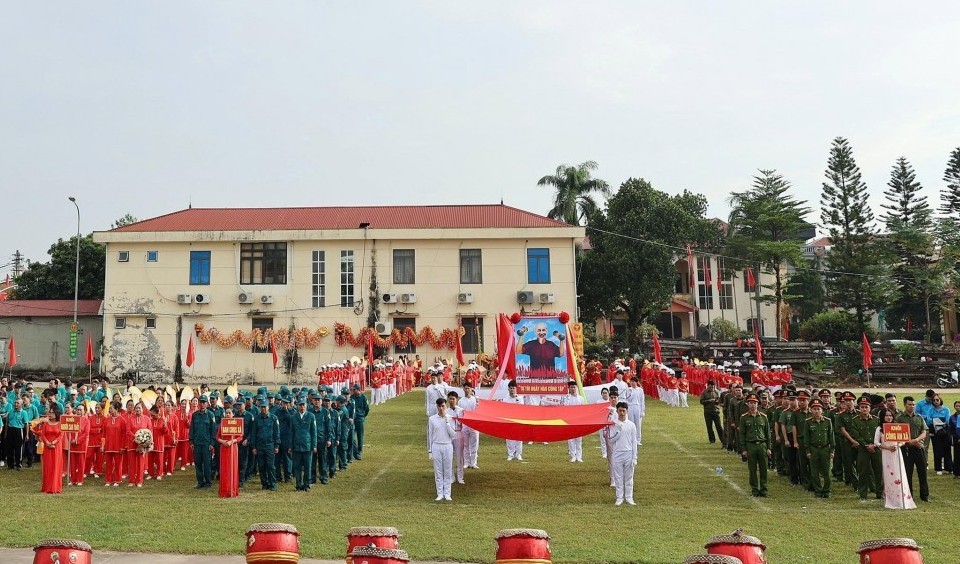 Gần 1.000 vận động viên tham gia Đại hội Thể dục Thể thao xã Xuân Mai