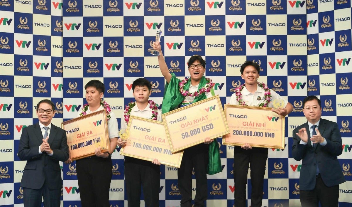 Bảo Khánh giành ngôi vô địch Olympia lần thứ hai cho chuyên Hà Nội - Amsterdam