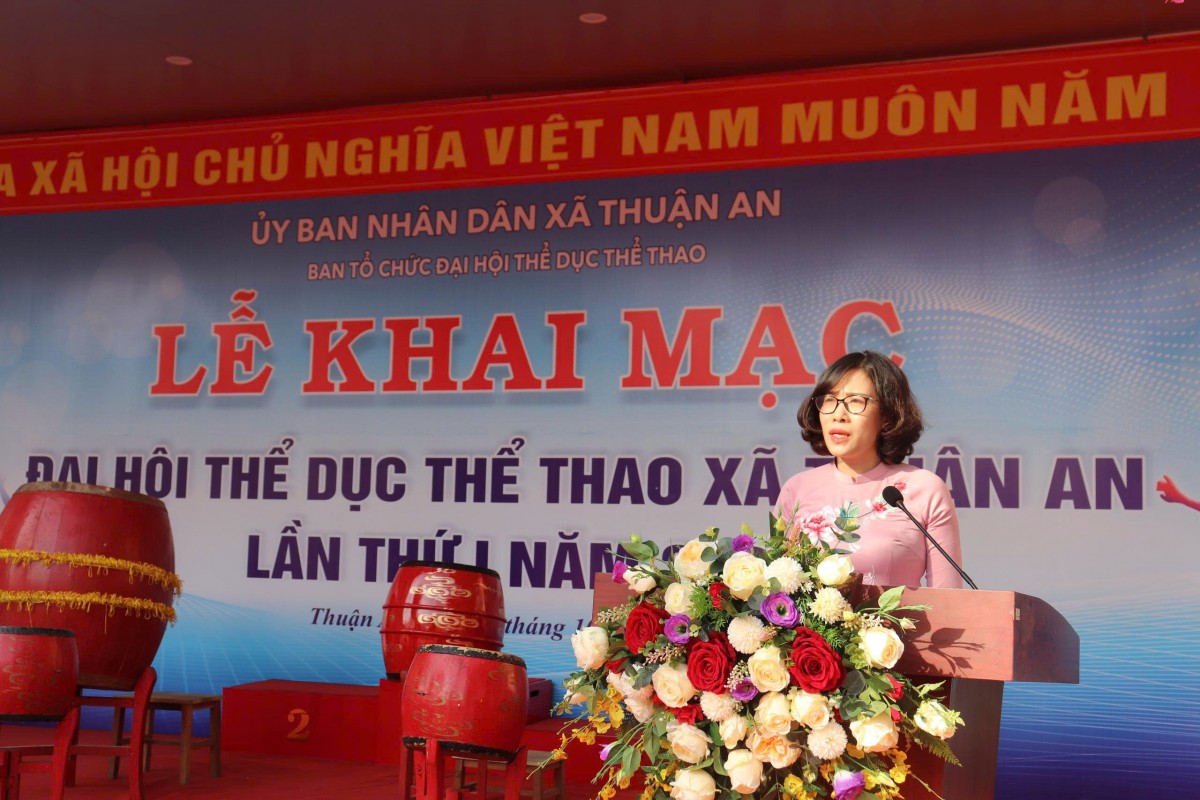 Ngày hội thể thao sôi nổi của nhân dân xã Thuận An