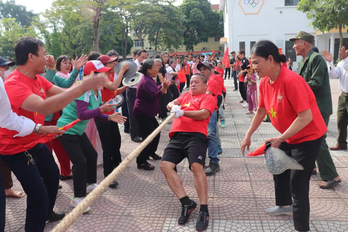Ngày hội thể thao sôi nổi của nhân dân xã Thuận An