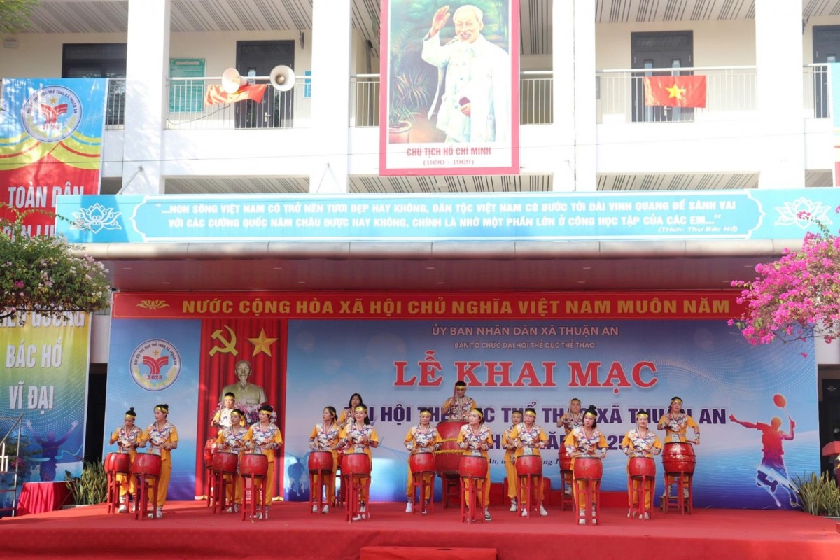 Ngày hội thể thao sôi nổi của nhân dân xã Thuận An