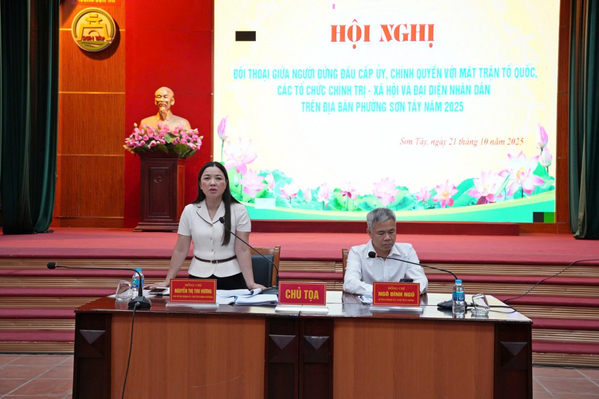 Sơn Tây: Hiệu quả từ hội nghị đối thoại Sơn Tây: Hiệu quả từ hội nghị đối thoại