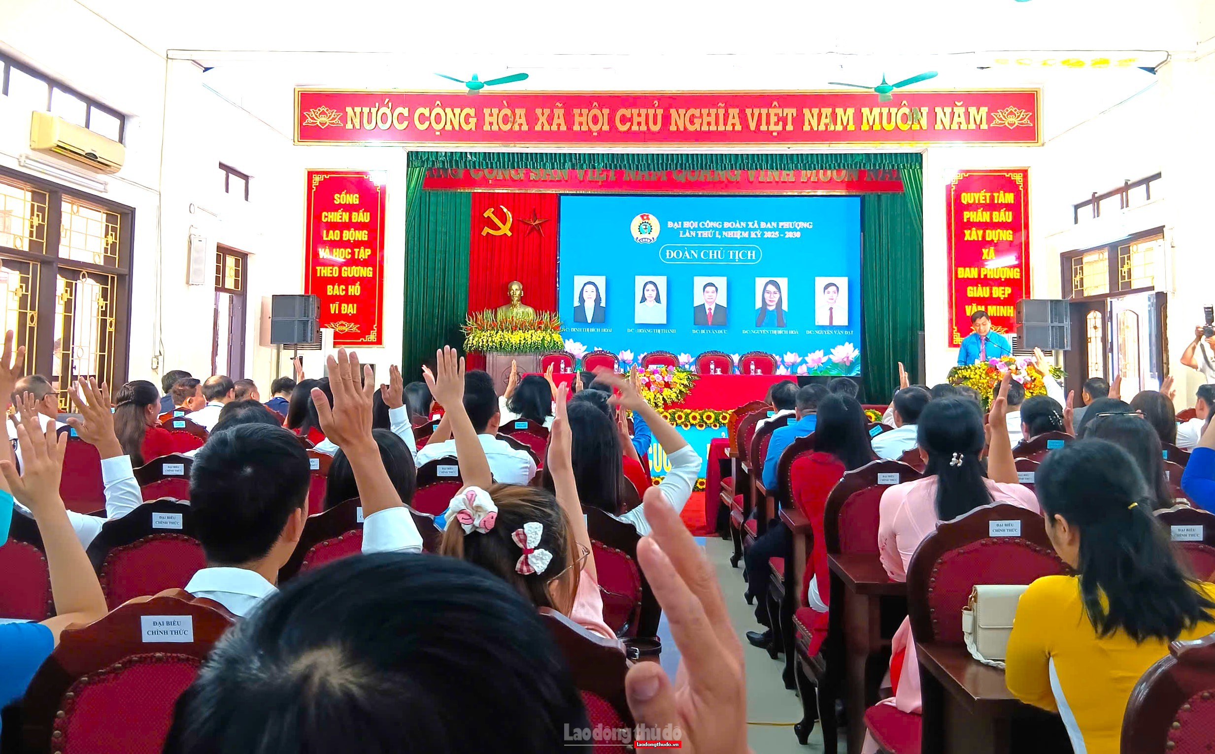 Công đoàn xã Đan Phượng: Nơi người lao động gửi trọn niềm tin