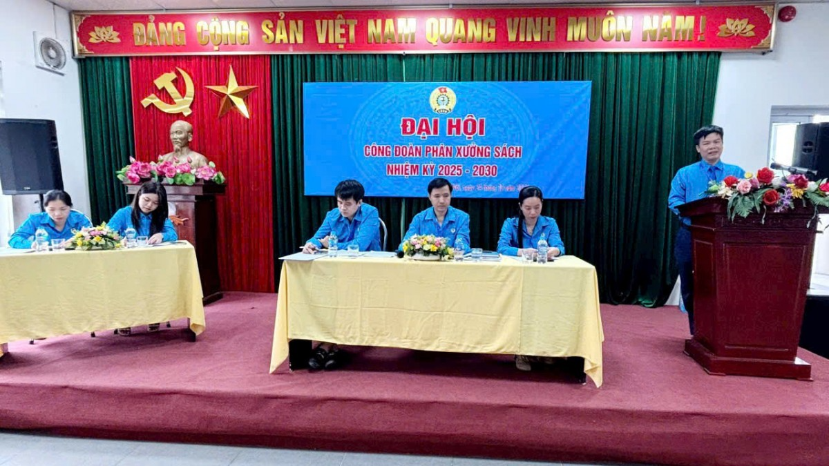 Công đoàn Phân xưởng Sách: Gương mẫu, sáng tạo, vững bước trong nhiệm kỳ mới 2025 - 2030