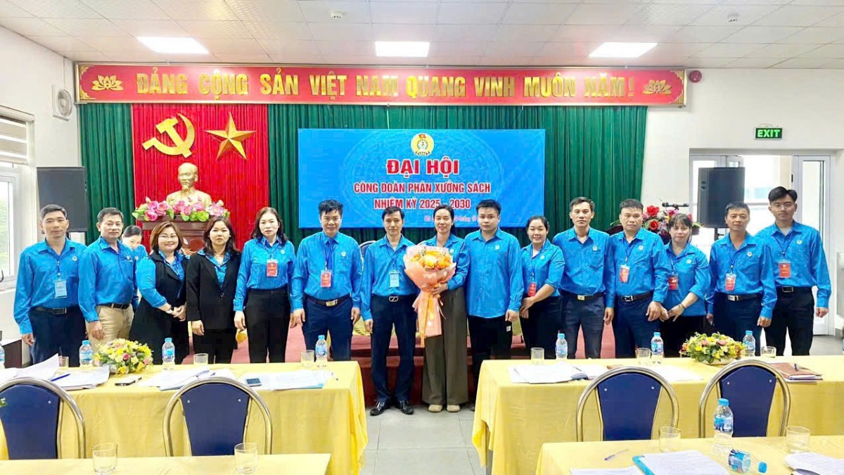 Công đoàn Phân xưởng Sách: Gương mẫu, sáng tạo, vững bước trong nhiệm kỳ mới 2025 - 2030