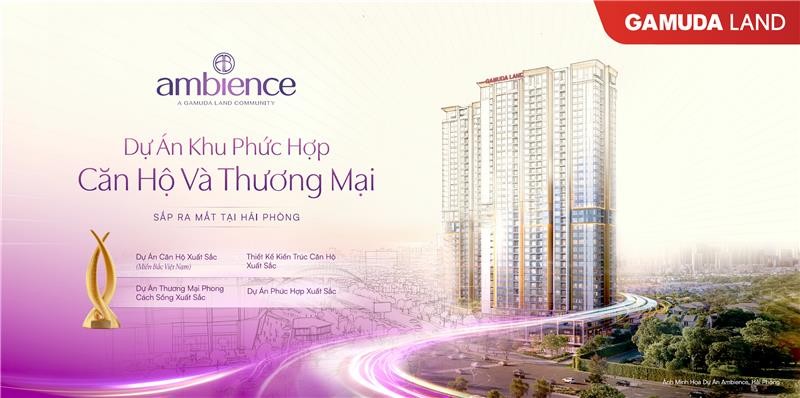 Dự án đầu tiên của Gamuda Land ở Hải Phòng thắng lớn tại Property Guru Awards 2025 Dự án đầu tiên của Gamuda Land ở Hải Phòng thắng lớn tại Property Guru Awards 2025