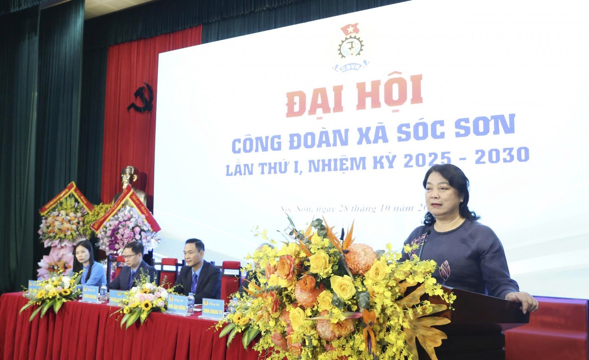 Công đoàn xã Sóc Sơn quyết tâm đổi mới, đồng hành cùng người lao động Công đoàn xã Sóc Sơn quyết tâm đổi mới, đồng hành cùng người lao động