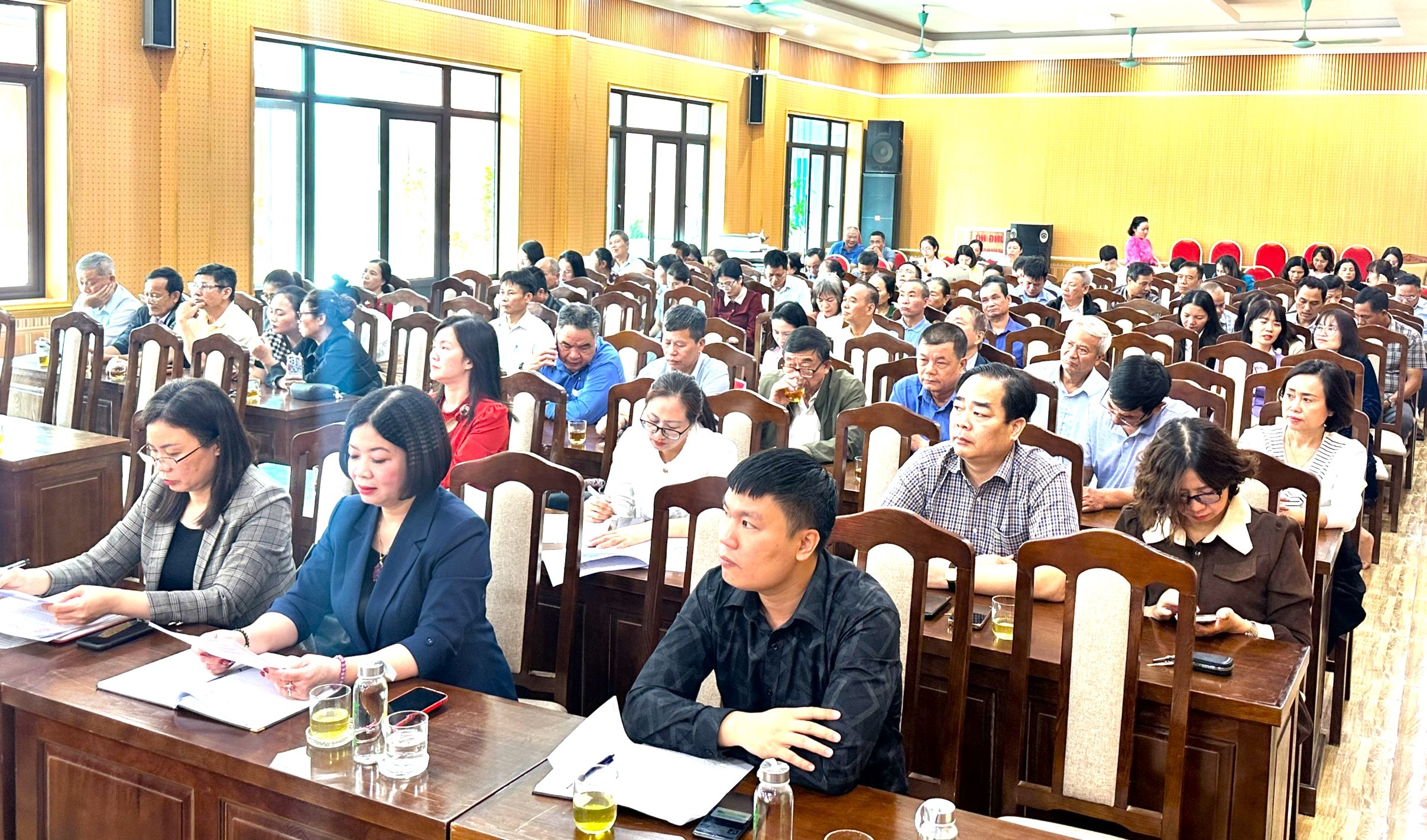 Xã Đại Thanh tiếp xúc, đối thoại giữa người đứng đầu cấp ủy, chính quyền với nhân dân