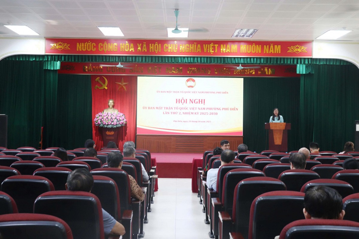 Ủy ban MTTQ Việt Nam phường Phú Diễn sẵn sàng cho Ngày hội Đại đoàn kết toàn dân tộc 2025