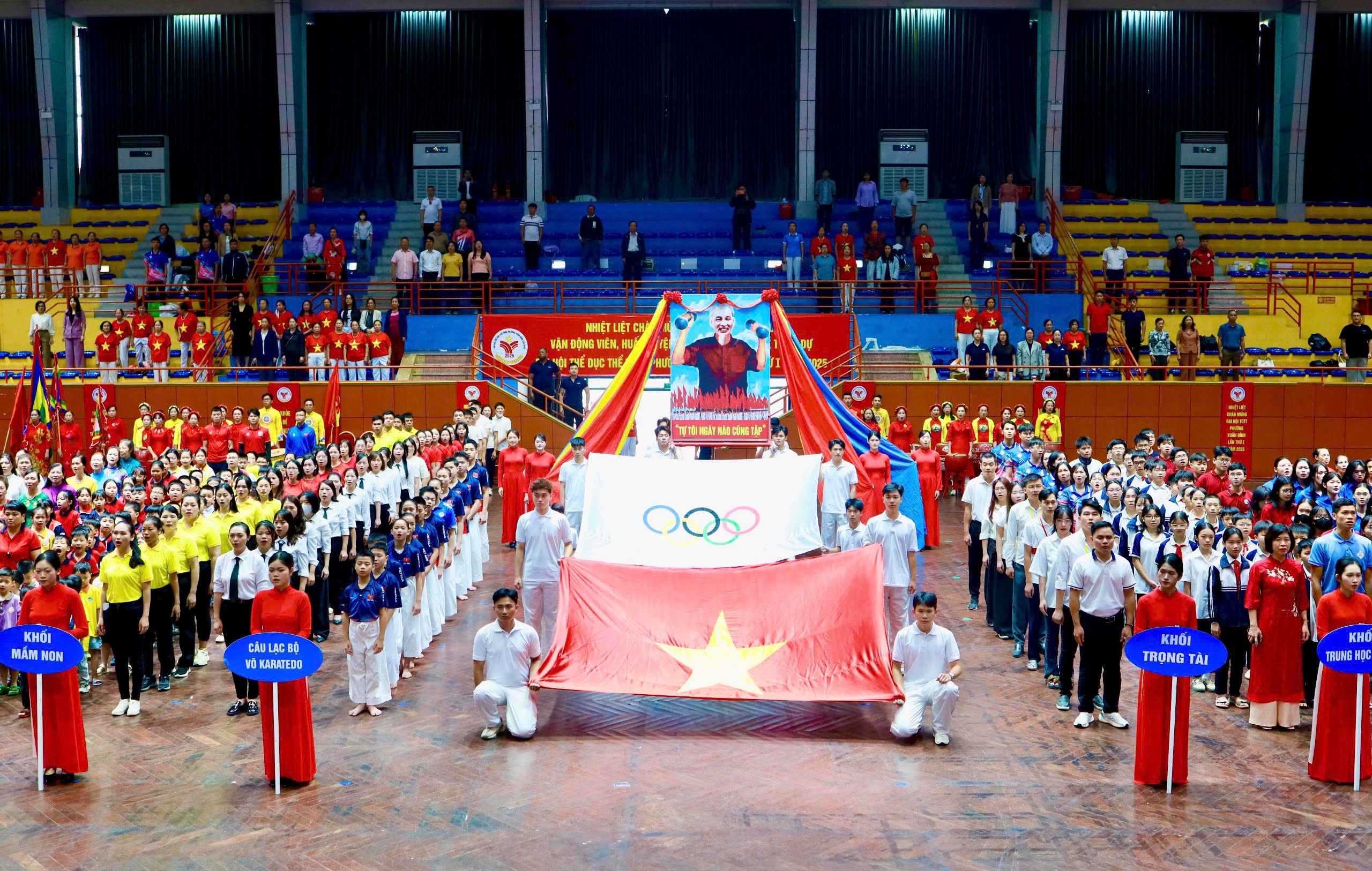 Đại hội Thể dục Thể thao phường Xuân Đỉnh: Lan tỏa tinh thần rèn luyện theo gương Bác Hồ