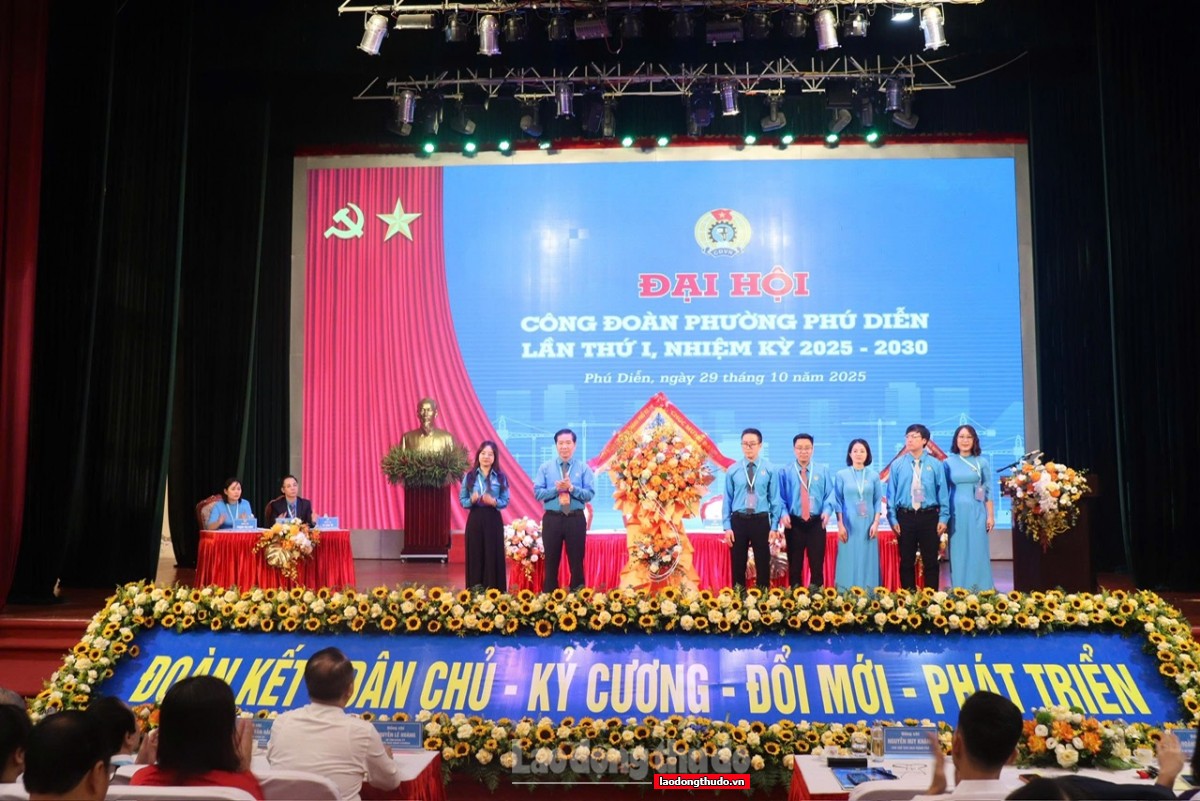 Công đoàn phường Phú Diễn: Đổi mới, đoàn kết, phát triển trong giai đoạn mới