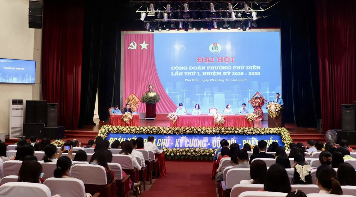 Công đoàn phường Phú Diễn: Đổi mới, đoàn kết, phát triển trong giai đoạn mới