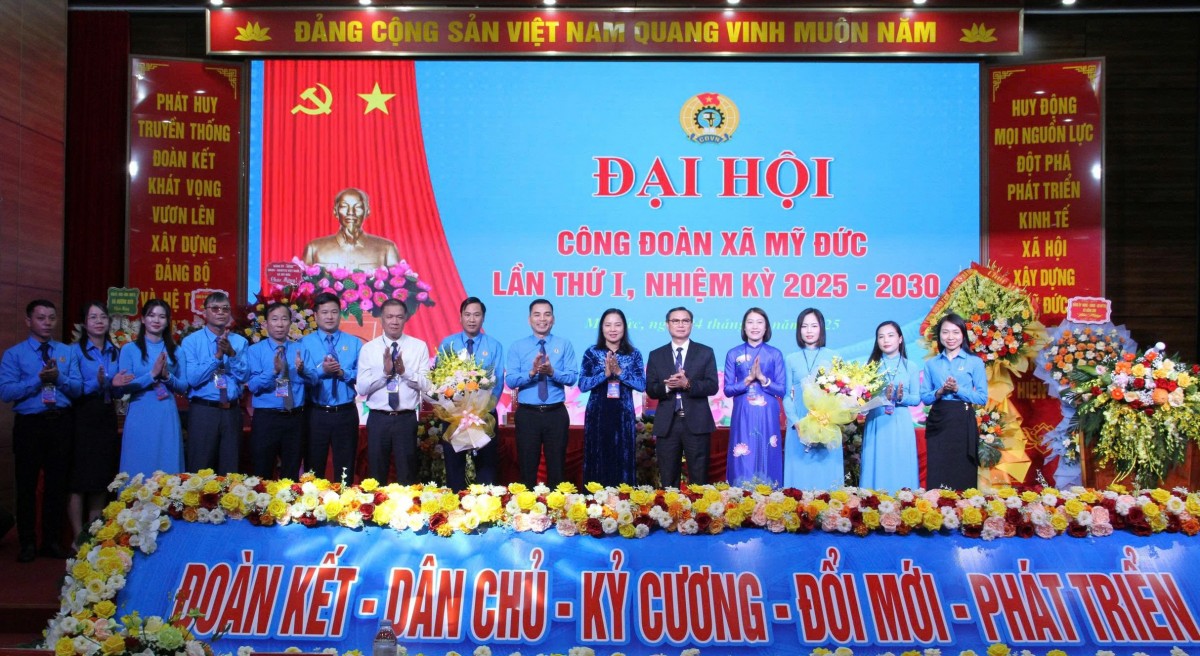 Công đoàn xã Mỹ Đức vững bước trong giai đoạn mới Công đoàn xã Mỹ Đức vững bước trong giai đoạn mới