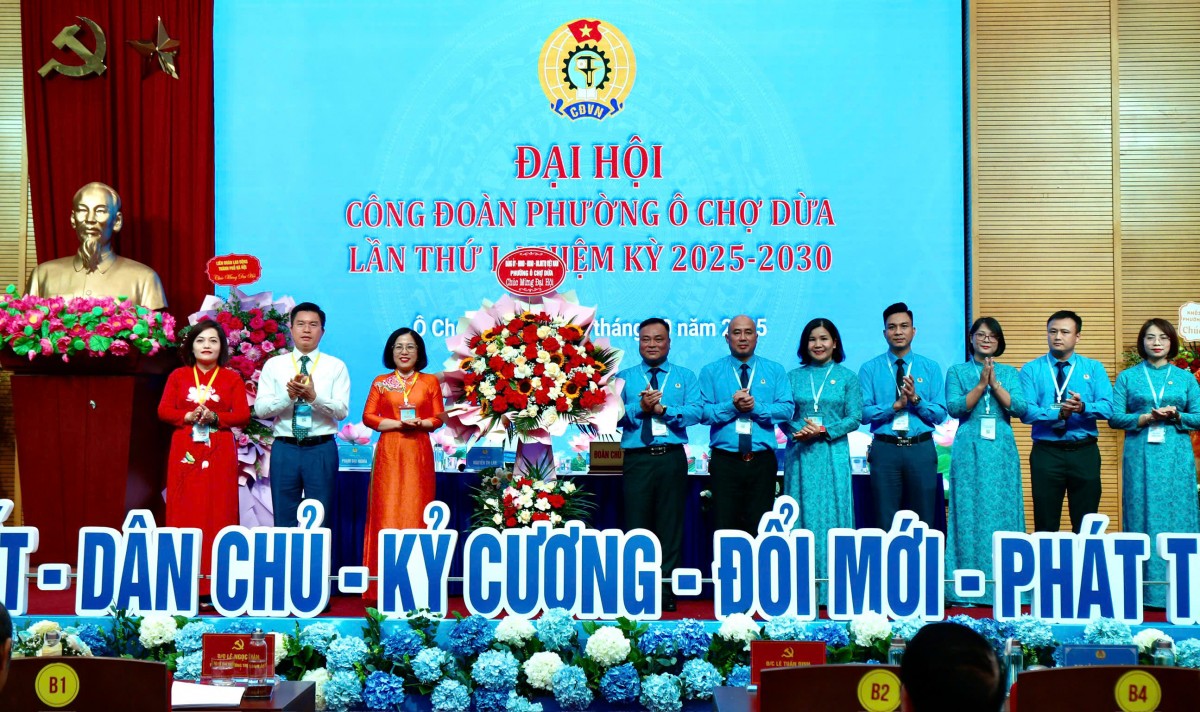 Công đoàn phường Ô Chợ Dừa triển khai hiệu quả nhiệm vụ sau khi thành lập