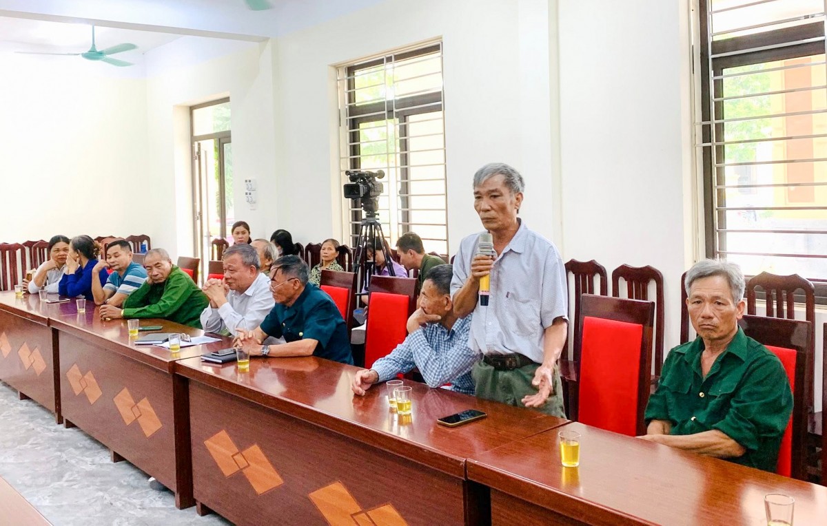 MTTQ xã Ứng Hòa: Nâng cao vai trò Thanh tra nhân dân, Giám sát đầu tư cộng đồng