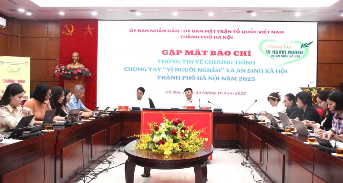 Tối 3/11 Hà Nội tổ chức Chương trình “Chung tay vì người nghèo và an sinh xã hội” năm 2025