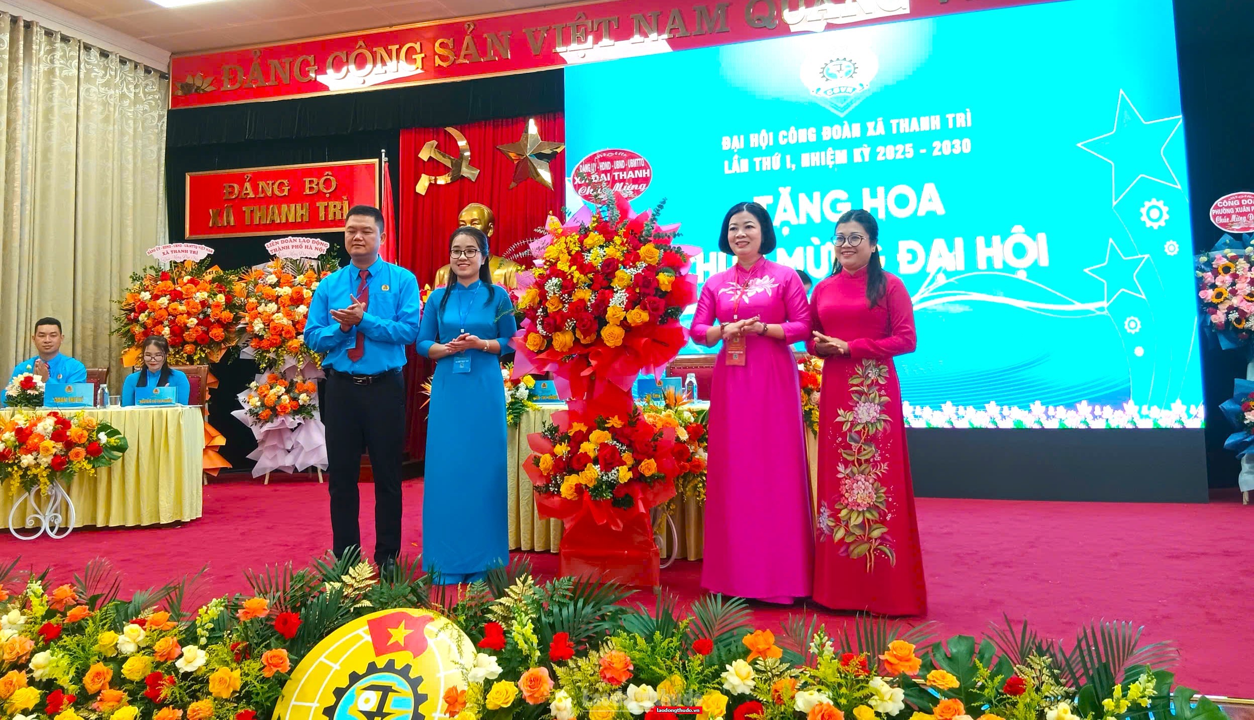 Đại hội Công đoàn xã Thanh Trì: Thể hiện ý chí quyết tâm, tinh thần sáng tạo, khát vọng vươn lên