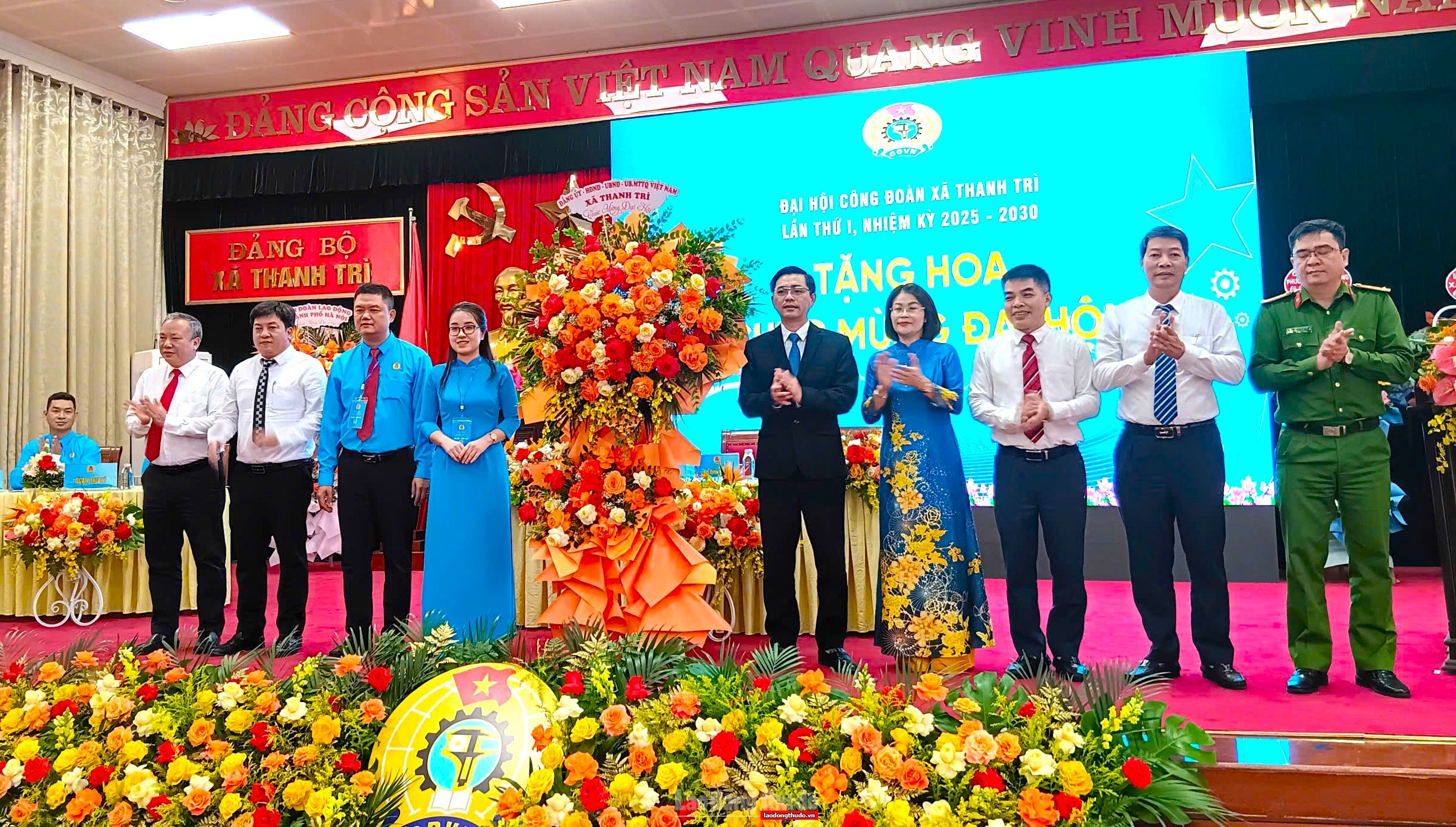 Đại hội Công đoàn xã Thanh Trì: Thể hiện ý chí quyết tâm, tinh thần sáng tạo, khát vọng vươn lên