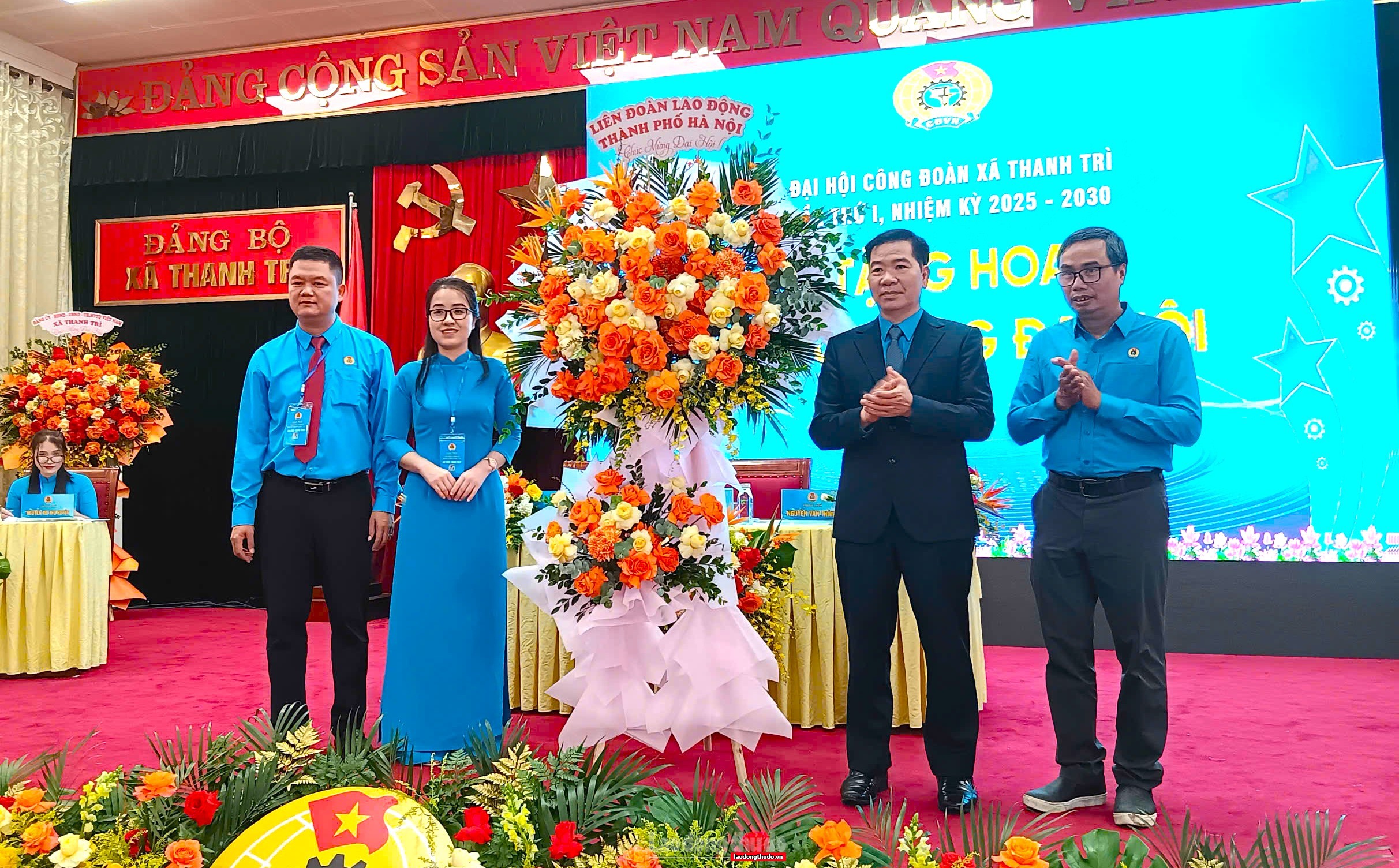 Đại hội Công đoàn xã Thanh Trì: Thể hiện ý chí quyết tâm, tinh thần sáng tạo, khát vọng vươn lên