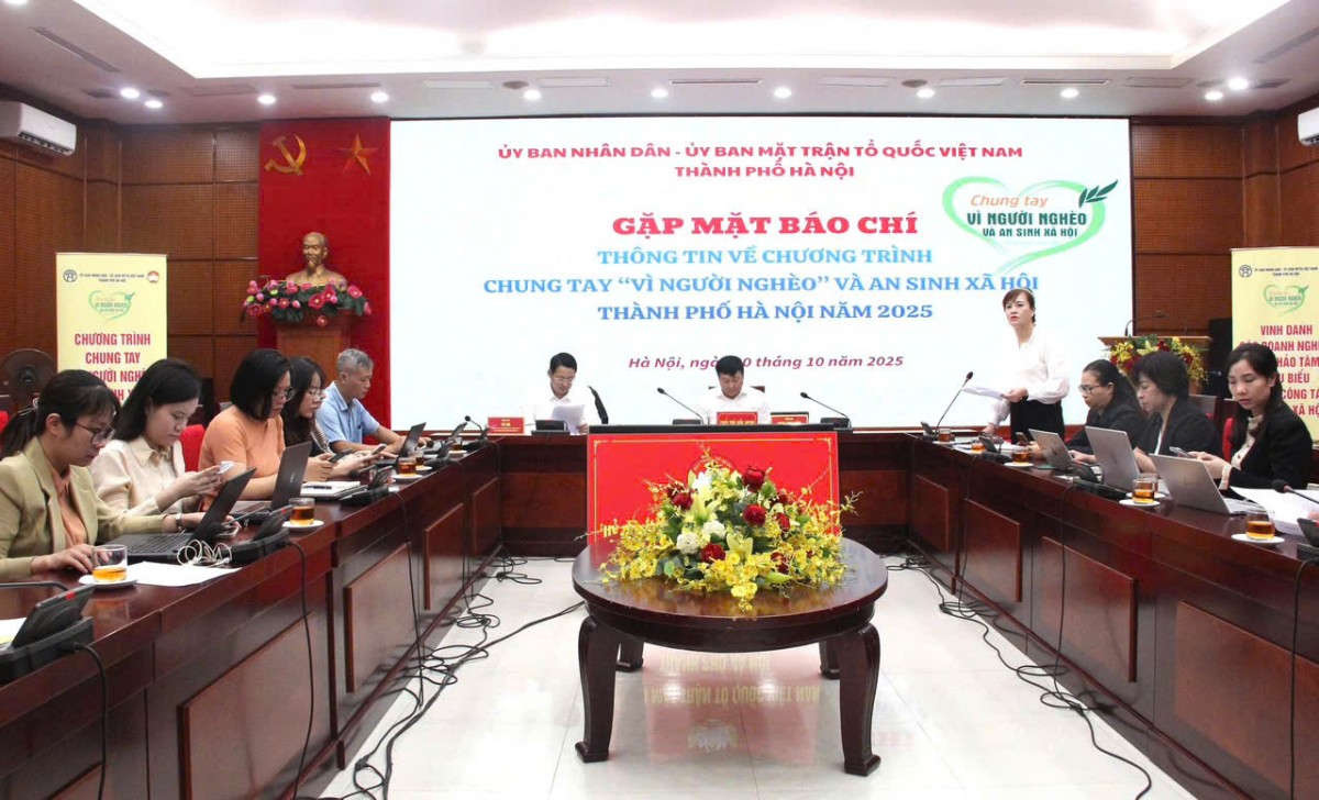 Tối 3/11 Hà Nội tổ chức Chương trình “Chung tay vì người nghèo và an sinh xã hội” năm 2025