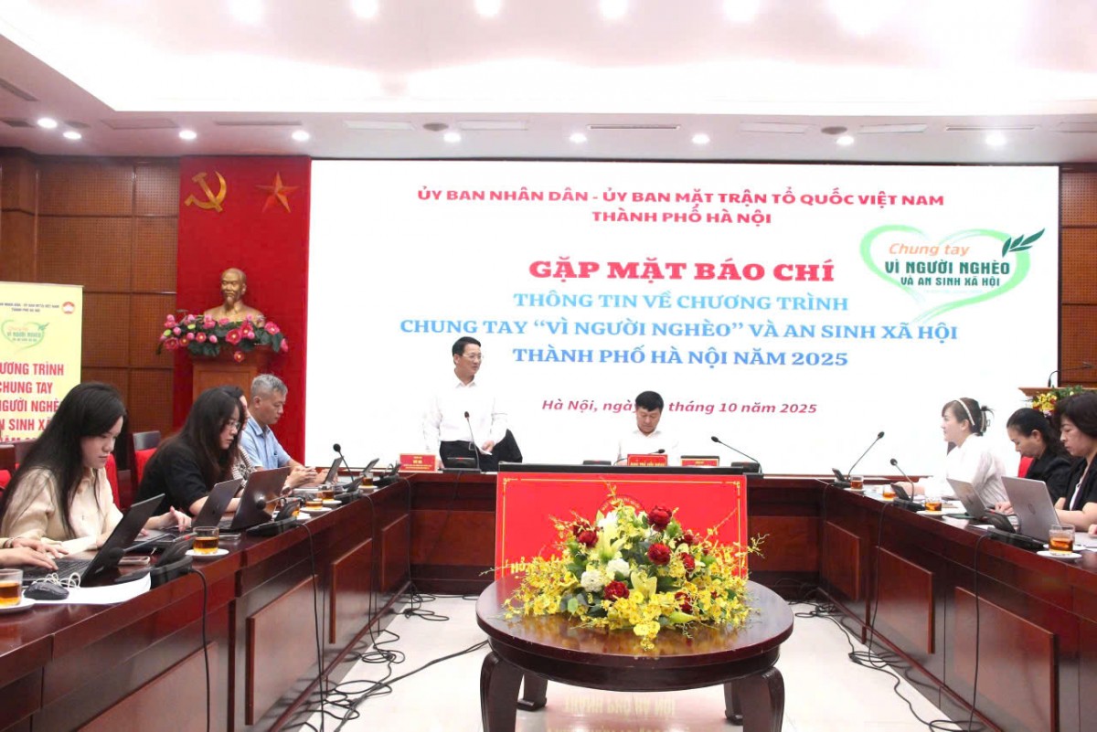 Tối 3/11 Hà Nội tổ chức Chương trình “Chung tay vì người nghèo và an sinh xã hội” năm 2025