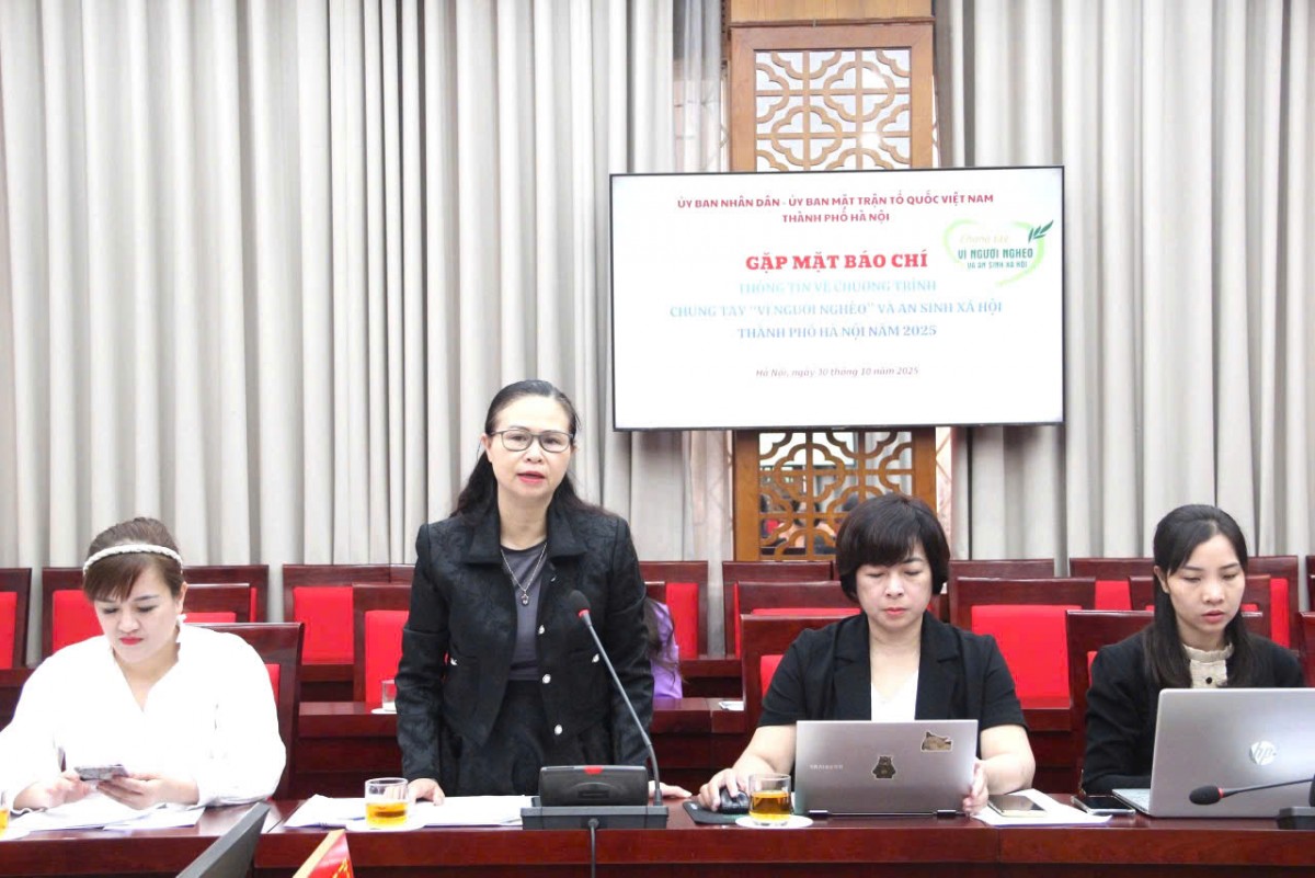 Tối 3/11 Hà Nội tổ chức Chương trình “Chung tay vì người nghèo và an sinh xã hội” năm 2025