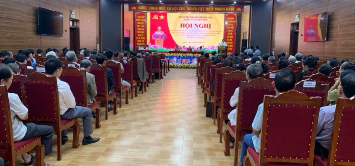 Lãnh đạo xã Mỹ Đức đối thoại, lắng nghe tâm tư, nguyện vọng của nhân dân