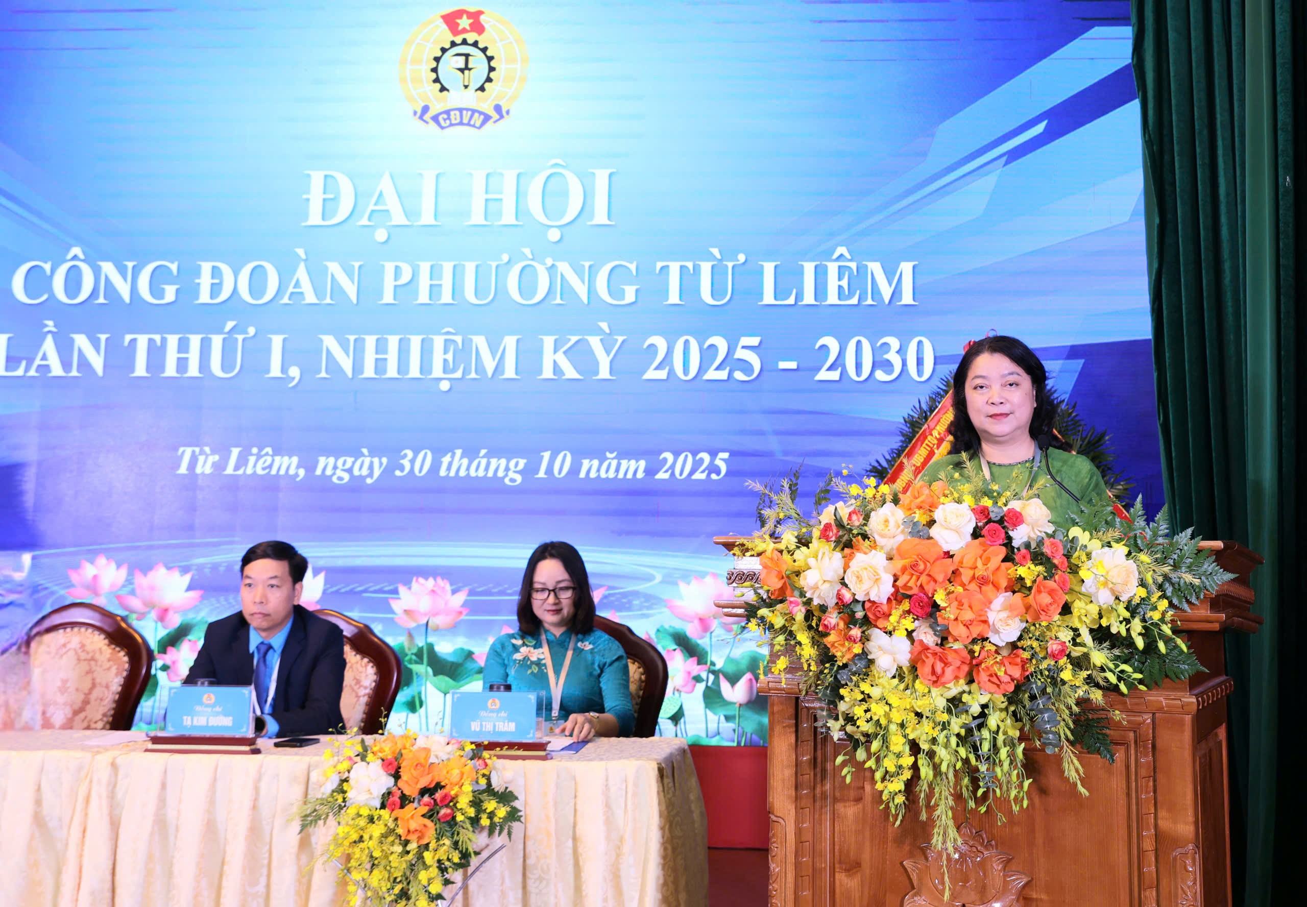 Đồng chí Nguyễn Thị Hải Yến là Chủ tịch Công đoàn phường Từ Liêm Đồng chí Nguyễn Thị Hải Yến là Chủ tịch Công đoàn phường Từ Liêm