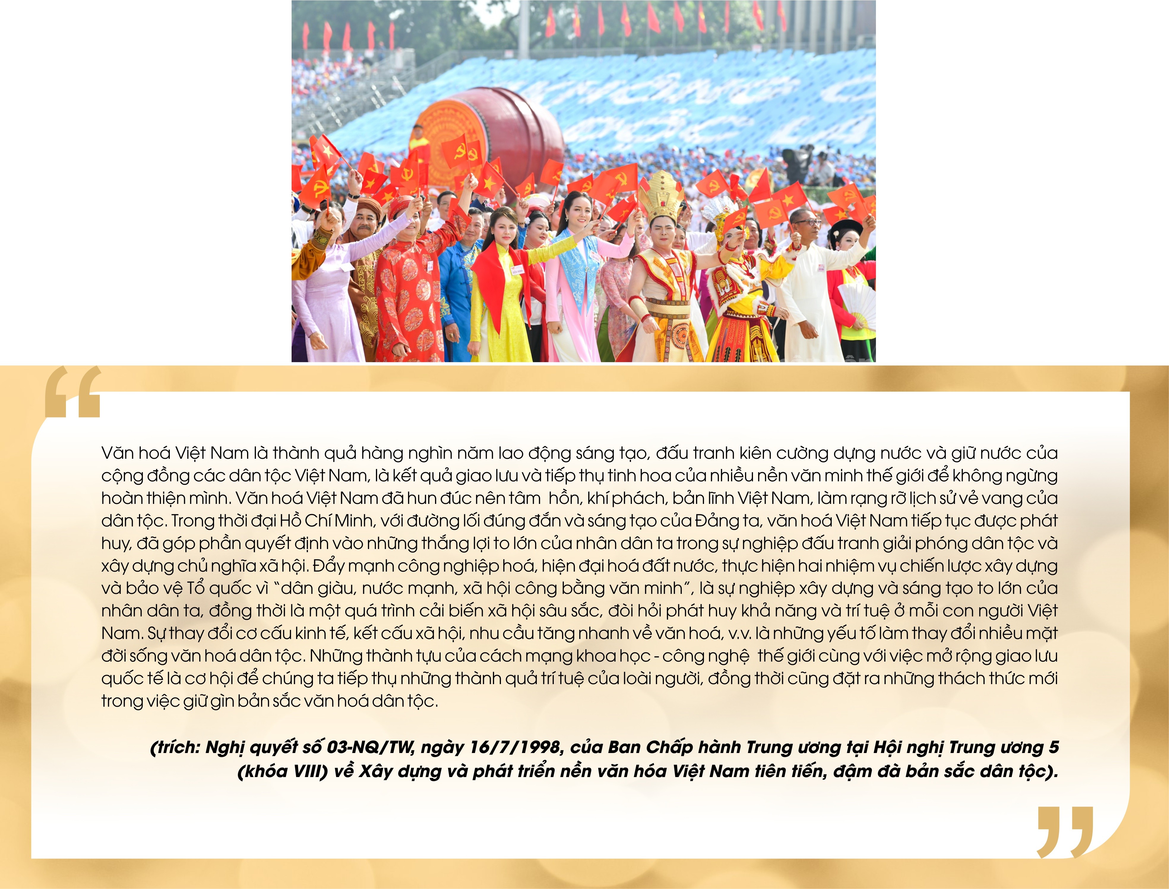 Kỳ 1: Tư duy “Vì Nhân dân” nền tảng kiến tạo sức mạnh văn hóa Việt Nam