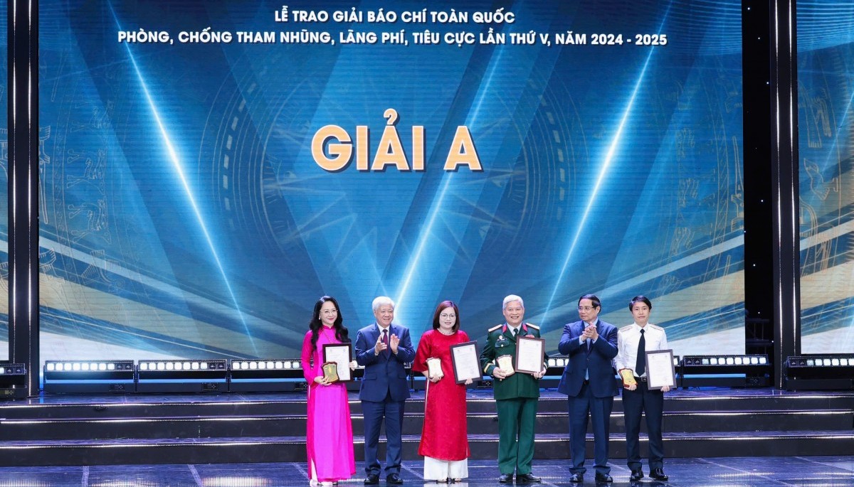 44 tác phẩm đoạt Giải báo chí toàn quốc phòng, chống tham nhũng, lãng phí, tiêu cực lần thứ V