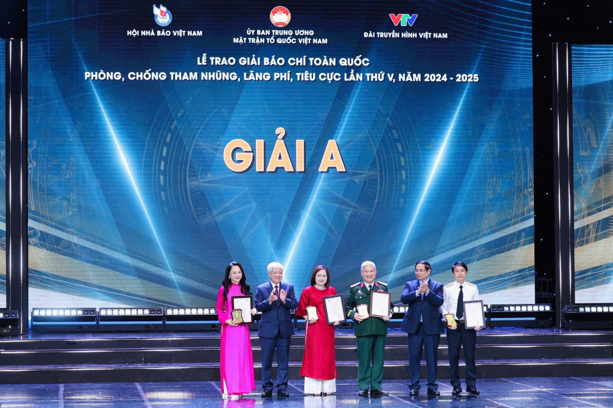 44 tác phẩm đoạt Giải báo chí toàn quốc phòng, chống tham nhũng, lãng phí, tiêu cực lần thứ V