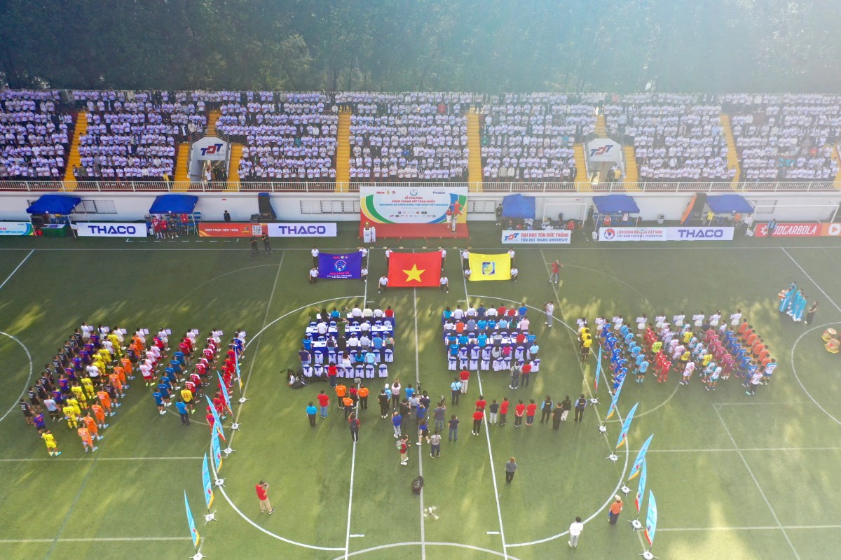 Khai mạc Vòng chung kết toàn quốc - Giải Bóng đá công nhân, viên chức Việt Nam 2025